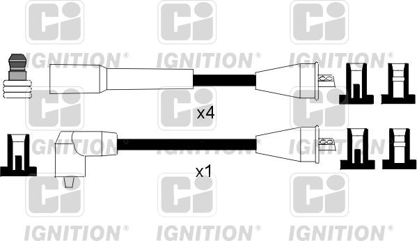 Quinton Hazell XC778 - Комплект проводів запалювання avtolavka.club