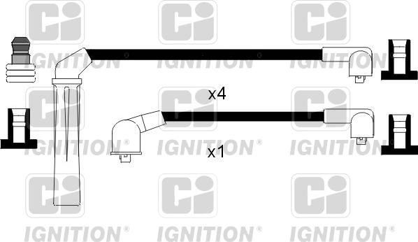 Quinton Hazell XC773 - Комплект проводів запалювання avtolavka.club