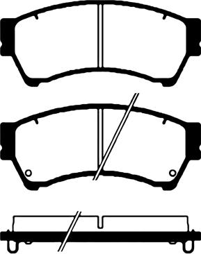 TRUPART DP41698RS - Гальмівні колодки, дискові гальма avtolavka.club