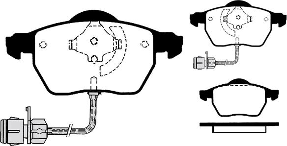 Open Parts BDM7590.20 - Гальмівні колодки, дискові гальма avtolavka.club