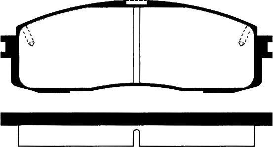 MDR MRP-2206 - Гальмівні колодки, дискові гальма avtolavka.club