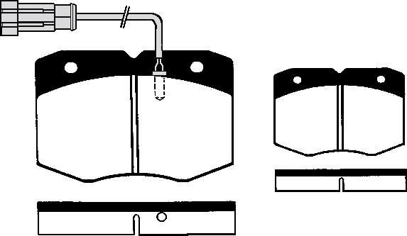 TRW Engine Component GDB1356 - Гальмівні колодки, дискові гальма avtolavka.club