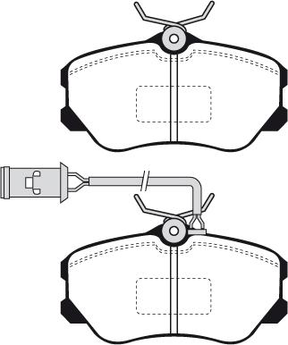 BOSCH 986460973 - Гальмівні колодки, дискові гальма avtolavka.club