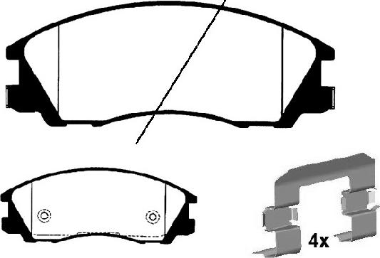 Raicam RA.0733.0K1 - Гальмівні колодки, дискові гальма avtolavka.club