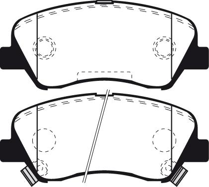 IAP QUALITY PARTS 704-21180X - Гальмівні колодки, дискові гальма avtolavka.club