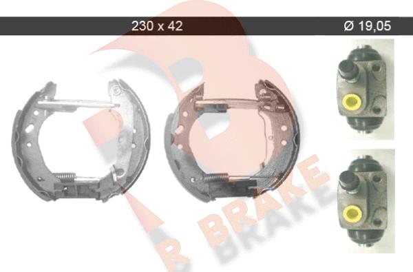 R Brake 79RBKT0041 - Комплект гальм, барабанний механізм avtolavka.club