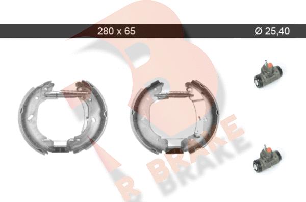 R Brake 79RBKT0083 - Комплект гальм, барабанний механізм avtolavka.club