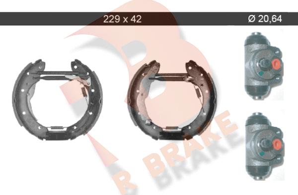 R Brake 79RBKT0070 - Комплект гальм, барабанний механізм avtolavka.club