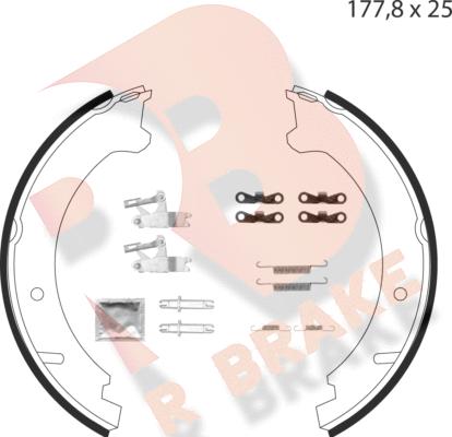 R Brake 79RBPB4023 - Комплект гальм, ручник, парковка avtolavka.club