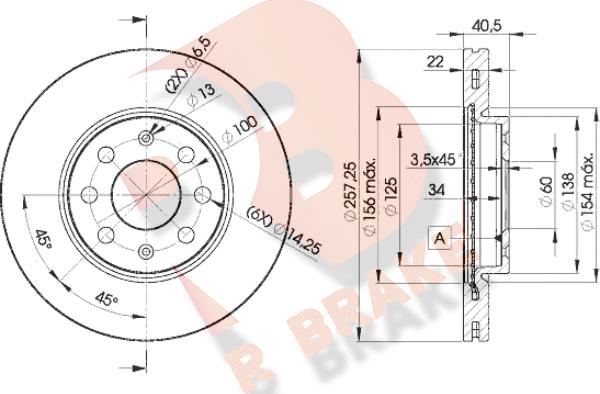 R Brake 78RBD20920 - Гальмівний диск avtolavka.club