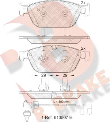 R Brake RB1994 - Гальмівні колодки, дискові гальма avtolavka.club