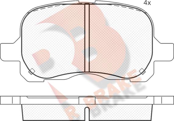 Roulunds Braking 699781 - Гальмівні колодки, дискові гальма avtolavka.club