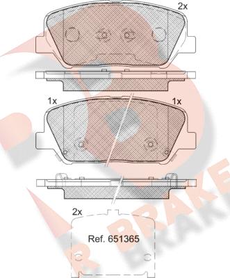 R Brake RB2090 - Гальмівні колодки, дискові гальма avtolavka.club