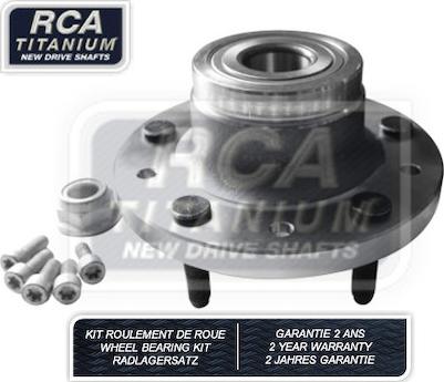 RCA France RCAK1556 - Комплект підшипника маточини колеса avtolavka.club
