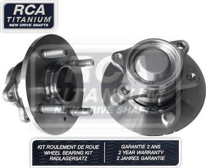 RCA France RCAK1151 - Комплект підшипника маточини колеса avtolavka.club