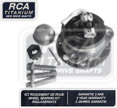 RCA France RCAK1104 - Комплект підшипника маточини колеса avtolavka.club