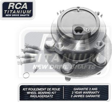 RCA France RCAK1103 - Комплект підшипника маточини колеса avtolavka.club