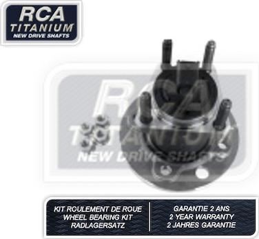 RCA France RCAK1102 - Комплект підшипника маточини колеса avtolavka.club