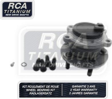 RCA France RCAK1113 - Комплект підшипника маточини колеса avtolavka.club