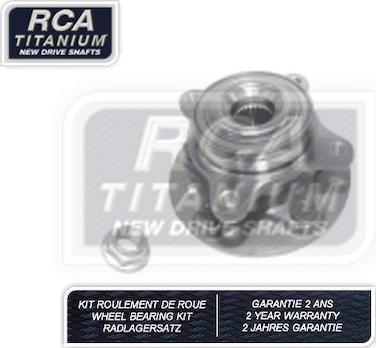 RCA France RCAK1185 - Комплект підшипника маточини колеса avtolavka.club