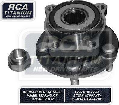 RCA France RCAK1399 - Комплект підшипника маточини колеса avtolavka.club