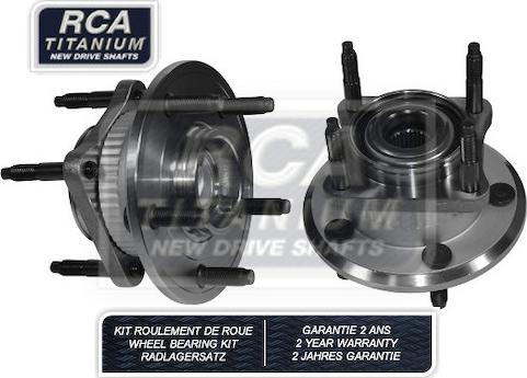 RCA France RCAK1374 - Комплект підшипника маточини колеса avtolavka.club