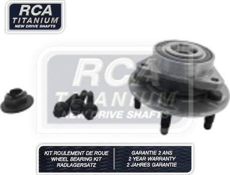 RCA France RCAK1245 - Комплект підшипника маточини колеса avtolavka.club
