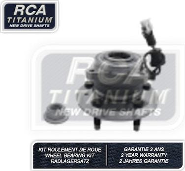RCA France RCAK1240 - Комплект підшипника маточини колеса avtolavka.club
