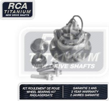 RCA France RCAK1241 - Комплект підшипника маточини колеса avtolavka.club