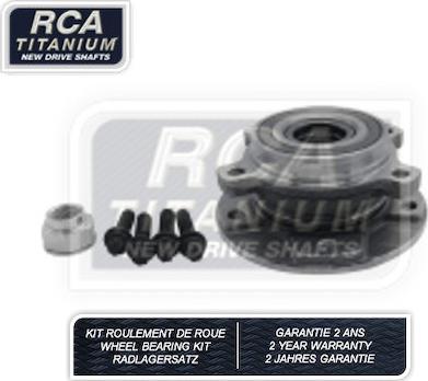 RCA France RCAK1288 - Комплект підшипника маточини колеса avtolavka.club