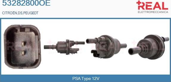 REAL 53282800OE - Перетворювач тиску, управління ОГ avtolavka.club