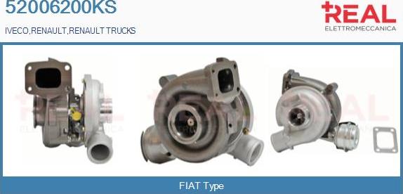 REAL 52006200KS - Компресор, наддув avtolavka.club