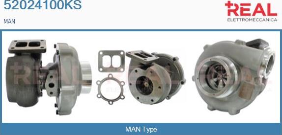 REAL 52024100KS - Компресор, наддув avtolavka.club