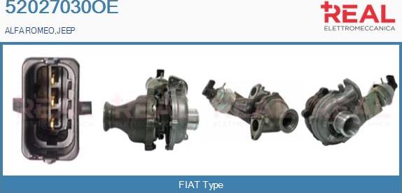 REAL 52027030OE - Компресор, наддув avtolavka.club