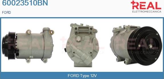 REAL 60023510BN - Компресор, кондиціонер avtolavka.club