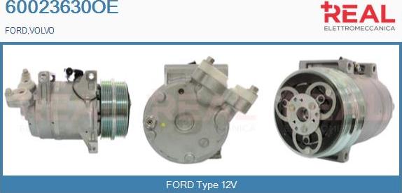 REAL 60023630OE - Компресор, кондиціонер avtolavka.club
