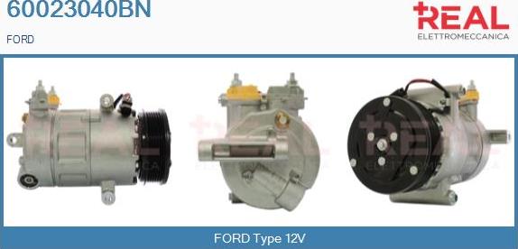 REAL 60023040BN - Компресор, кондиціонер avtolavka.club
