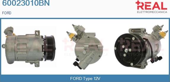 REAL 60023010BN - Компресор, кондиціонер avtolavka.club