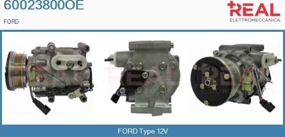 REAL 60023800OE - Компресор, кондиціонер avtolavka.club