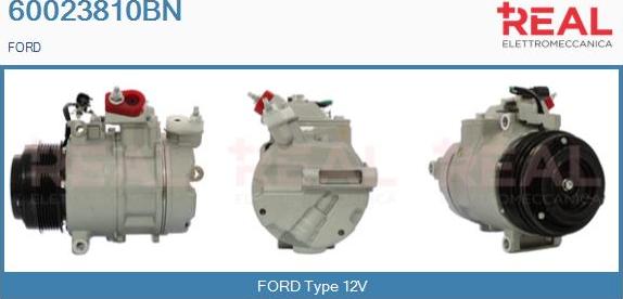 REAL 60023810BN - Компресор, кондиціонер avtolavka.club