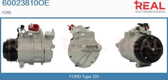 REAL 60023810OE - Компресор, кондиціонер avtolavka.club