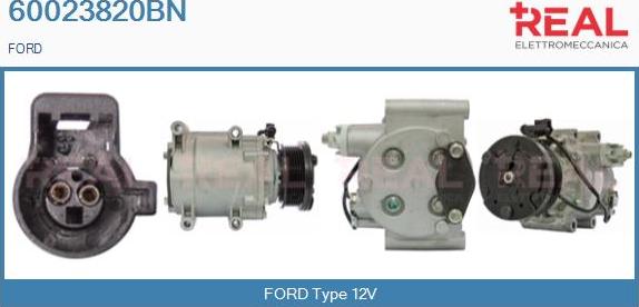 REAL 60023820BN - Компресор, кондиціонер avtolavka.club