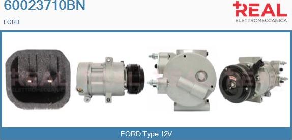 REAL 60023710BN - Компресор, кондиціонер avtolavka.club