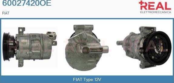 REAL 60027420OE - Компресор, кондиціонер avtolavka.club