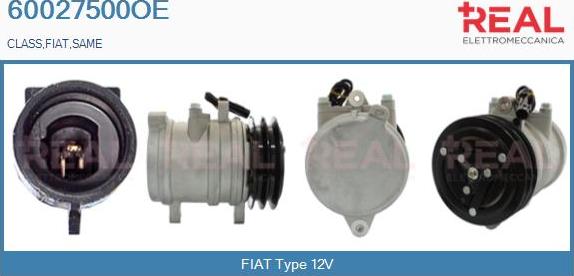 REAL 60027500OE - Компресор, кондиціонер avtolavka.club