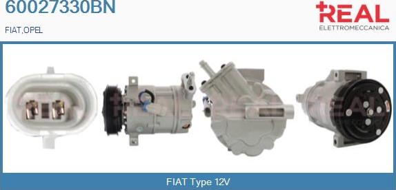 REAL 60027330BN - Компресор, кондиціонер avtolavka.club