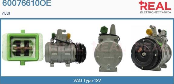 REAL 60076610OE - Компресор, кондиціонер avtolavka.club
