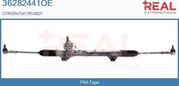 REAL 36282441OE - Рульовий механізм, рейка avtolavka.club