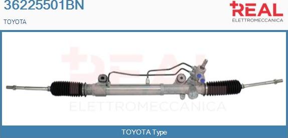 REAL 36225501BN - Рульовий механізм, рейка avtolavka.club
