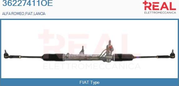 REAL 36227411OE - Рульовий механізм, рейка avtolavka.club